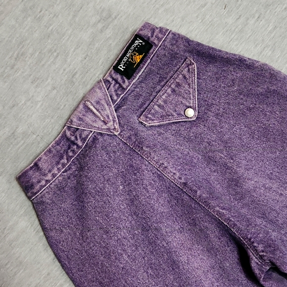 RARE!! Vintage Rockies Purple Western High Rise Straight Leg "Mom" Jeans - Picture 4 of 17